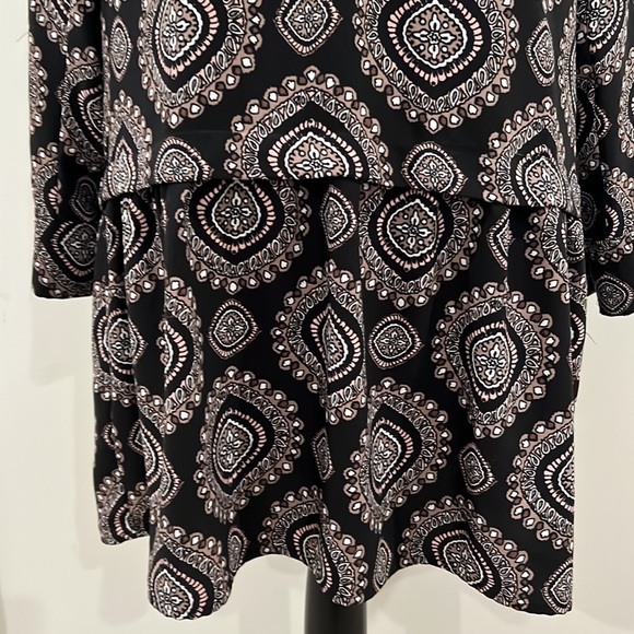 Loft Outlet Long Sleeve Drop Waist Dress - Picture 3 of 7